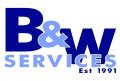 B and W SERVICES logo