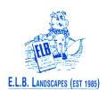 E.L.B. Landscapes logo