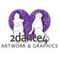 2dance4 - Artist and Graphic Design logo
