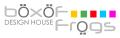 box of frogs design house logo