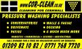 COR-CLEAN pressure washing specialists logo