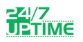 24/7 Uptime Ltd | IT support services | offsite backup | Tameside logo