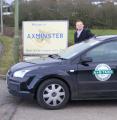 A to B Taxis Axminster logo