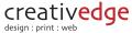CreativEdge: design - print - web logo