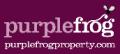 purple frog property logo