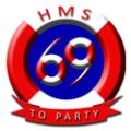HMS69 Party Boat Cardiff logo