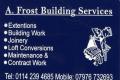A Frost Building Services logo