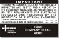 tradewell electrical labels image 2