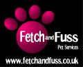 Fetch and Fuss Dog Walking and Pet Services logo