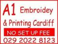 A1 Embroidery & Print cardiff logo