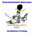 Domesticated Manners Dog Training / puppy training and Behaviour logo