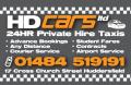 HD Cars - Huddersfields no1 taxi service logo