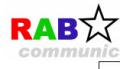 RAB ONE Communications logo