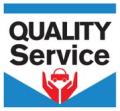 Car & Van Service Station - 'Quality Car Service' logo