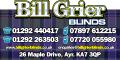 BILL GRIER BLINDS logo