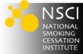 Hypnotherapy for Smokers from the National Smoking Cessation Institute logo