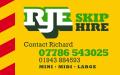 RJE Skip Hire logo