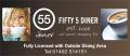 fifty 5 diner logo