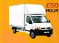 Man with van, removal service logo