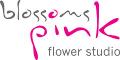 Blossoms Pink Flower Studio logo