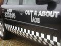 Out and About Taxis ( Metheringham) logo
