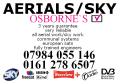 Osborne tv Aerial manchester & Satellite Specialists logo