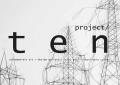 project/ten | art + design gallery logo