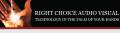 rightchoice audio visual logo