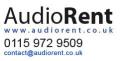 audiorent.co.uk - PA hire, AV hire, DJ equipment hire logo