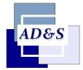 A D and S  building maintenance logo