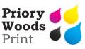 Priory Woods Print logo