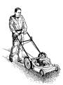 The Lawnmower Man Garden Maintenance logo