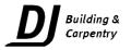 DJ Building and Carpentry logo