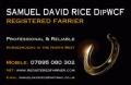 Samuel David Rice Dip WCF Registered Farrier logo