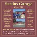 Sartins Garage logo