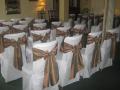 White Linen Chair Cover Hire and Venue Styling image 2