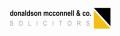 Donaldson McConnell & Co; SOLICITORS logo