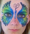 Fur Fang Fairy face painting image 4